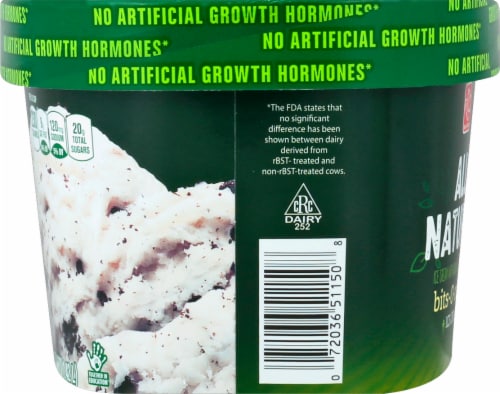 Harris Teeter™ All Natural Bits-O-Cookie Ice Cream Perspective: left