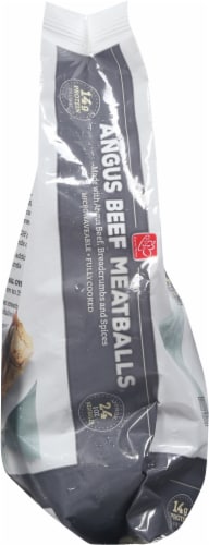 Harris Teeter™ Fully Cooked Microwavable Angus Beef Meatballs Perspective: left