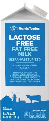 Harris Teeter™ Fat Free Lactose Free Milk Perspective: left