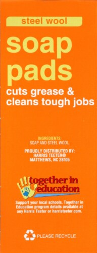 Harris Teeter™ Steel Wool Soap Pads Perspective: left
