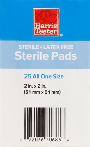 Harris Teeter® Latex Free Sterile First Aid Pads Perspective: left