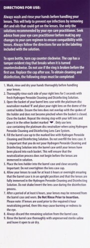 Harris Teeter™ Hydrogen Peroxide Cleaning & Disinfecting Lens Care System Perspective: left