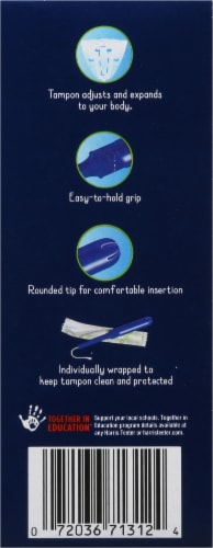 Harris Teeter™ Tampons Super Absorbency Unscented Perspective: left