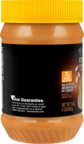 Harris Teeter™ Crunchy Honey Roasted Peanut Butter Perspective: left