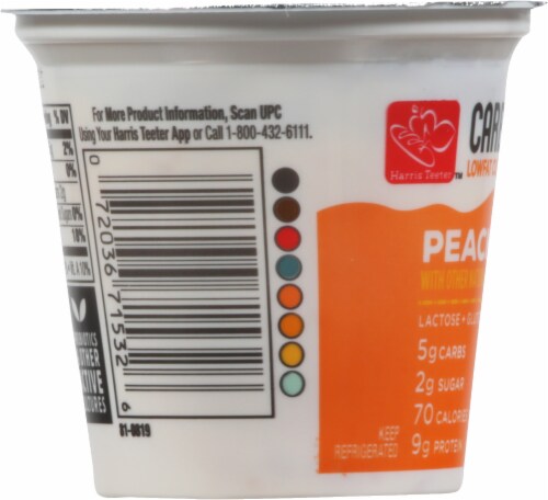 Harris Teeter™ Carbmaster® Peach Lactose Free Yogurt Perspective: left