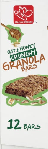 Harris Teeter Oat & Honey Crunchy Granola Bars Perspective: left