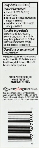 Harris Teeter™ Infants' Ibuprofen Oral Suspension Berry Flavor Concentrated Drops Perspective: left