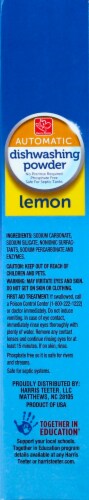 Harris Teeter™ Lemon Automatic Dishwashing Powder Perspective: left