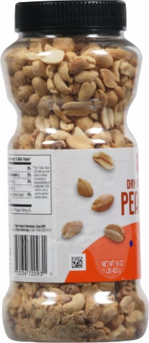 Harris Teeter™ Unsalted Dry Roasted Peanuts Perspective: left