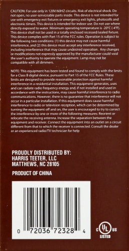 Harris Teeter™ 9.5-Watt (60-Watt) A19 LED Light Bulbs Perspective: left