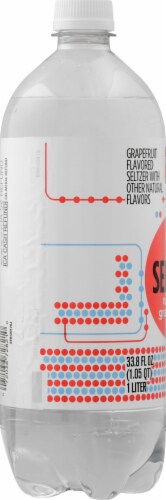 Harris Teeter™ Ruby Red Grapefruit Flavored Seltzer Water Perspective: left