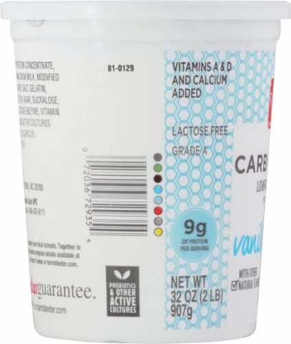 Harris Teeter™ Carbmaster® Vanilla 1% Milkfat Lowfat Yogurt Perspective: left