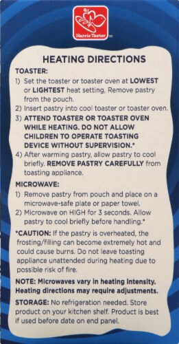 Harris Teeter Frosted Cookies & Creme Toaster Pastries Perspective: left