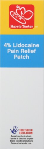 Harris Teeter™ Lidocaine Flexible Pain Relief Patch Perspective: left
