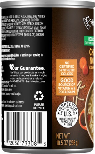Harris Teeter™ Reduced Sodium Chicken Noodle Condensed Soup Perspective: left