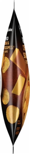 Harris Teeter™ Cheddar & Sour Cream Potato Chips Perspective: left