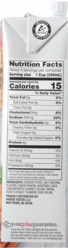 Harris Teeter™ Fat Free Chicken Stock Perspective: left
