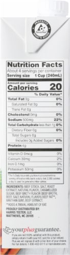 Harris Teeter Fat Free Beef Stock Perspective: left