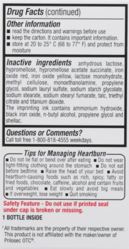 Harris Teeter™ Omeprazole Acid Reducer Tablets Perspective: left