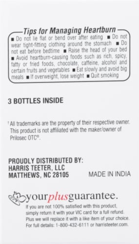 Harris Teeter™ Omeprazole Acid Reducer Tablets Perspective: left