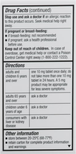Harris Teeter™ Cetirizine Hydrochloride Tablets 10mg Perspective: left