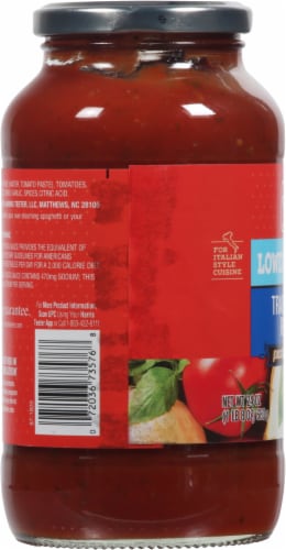 Harris Teeter™ Lower Sodium Traditional Recipe Pasta Sauce Perspective: left