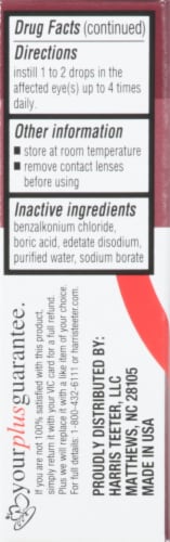 Harris Teeter™ Maximum Redness Relief Eye Drops Perspective: left