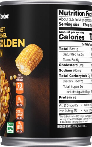 Harris Teeter Supersweet Whole Kernel White & Golden Corn Perspective: left