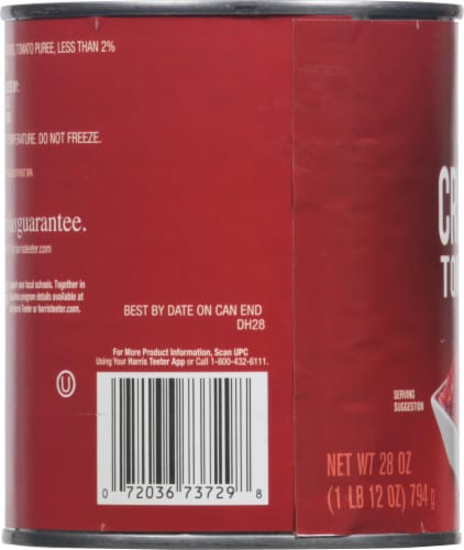 Harris Teeter™ Puree Crushed Tomatoes Perspective: left