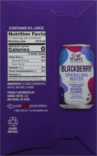 HT Traders Blackberry Sparkling Water Perspective: left