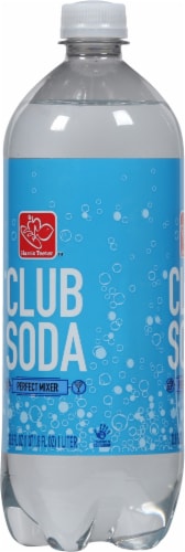 Harris Teeter™ Club Soda Bottled Water Perspective: left