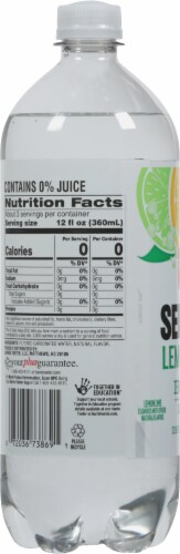 Harris Teeter™ Lemon Lime Flavored Seltzer Bottled Water Perspective: left