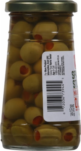 Harris Teeter™ Spanish Stuffed Manzanilla Olives Perspective: left