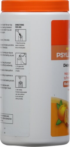 Harris Teeter™ Psyllium Fiber Dietary Supplement Orange Flavor Perspective: left