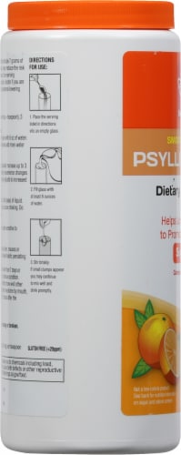 Harris Teeter™ Psyllium Fiber Dietary Supplement Orange Flavor Perspective: left