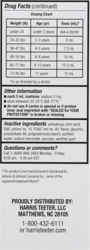 Harris Teeter™ Children's Ibuprofen Mixed Berry Flavor Perspective: left