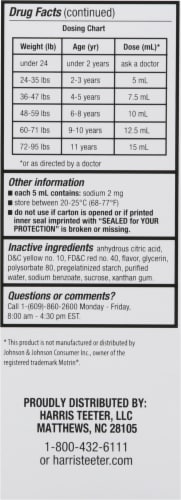 Harris Teeter™ Children's Ibuprofen Mixed Berry Flavor Perspective: left