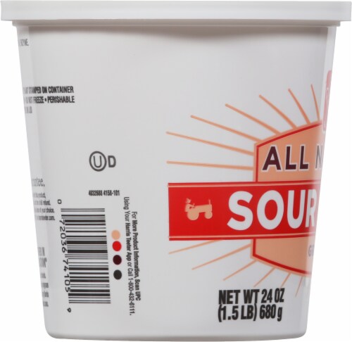 Harris Teeter™ All Natural Sour Cream Grade A Perspective: left