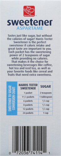 Harris Teeter™ Aspartame Sweetener Perspective: left