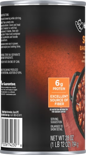 Harris Teeter® Spicy Baked Beans Can Perspective: left
