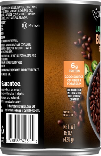 Harris Teeter® Jalapeno Black Beans Perspective: left