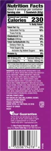 Harris Teeter® Crust-Offs Peanut Butter & Grape Jelly Sandwiches Perspective: left