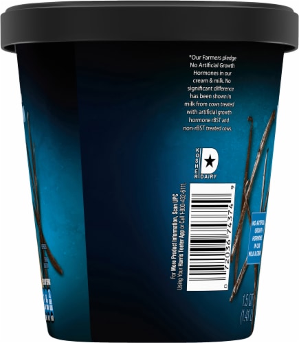 Harris Teeter® Vanilla Bean Ice Cream Tub Perspective: left