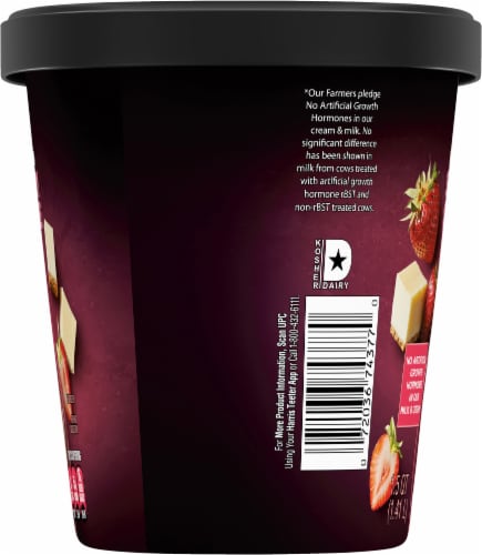 Harris Teeter® Strawberry Cheesecake Ice Cream Tub Perspective: left