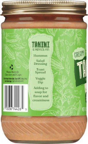 Harris Teeter™ Creamy Tahini Unsweetened 100% Sesame Seeds Perspective: left