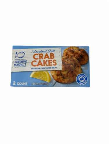 Harris Teeter Fishermans Market Maryland Style Crab Cakes Perspective: left