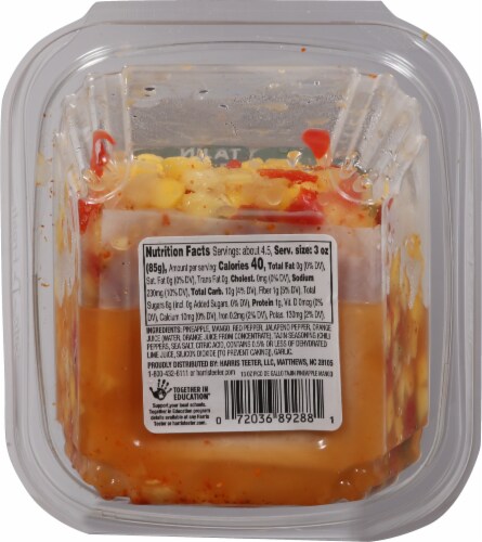 Harris Teeter Farmers Market Tajin Pineapple Mango Pico De Gallo Perspective: left