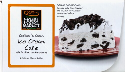 Harris Teeter™ Fresh Foods Market Cookies 'n Cream Ice Cream Cake Perspective: left