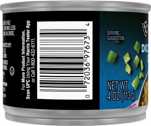 Harris Teeter® Mild Diced Green Chiles Perspective: left