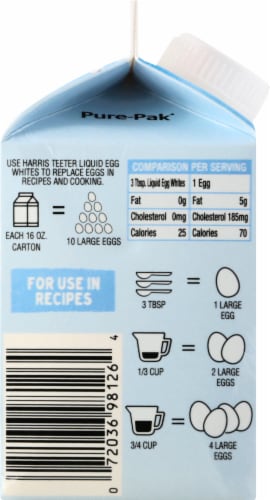 Harris Teeter Liquid Egg Whites Perspective: left